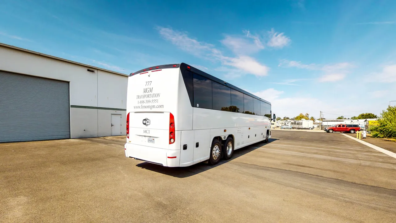 MCI J4500 Coach Bus for charter bus rental MCI J4500 Coach Bus for charter bus rental