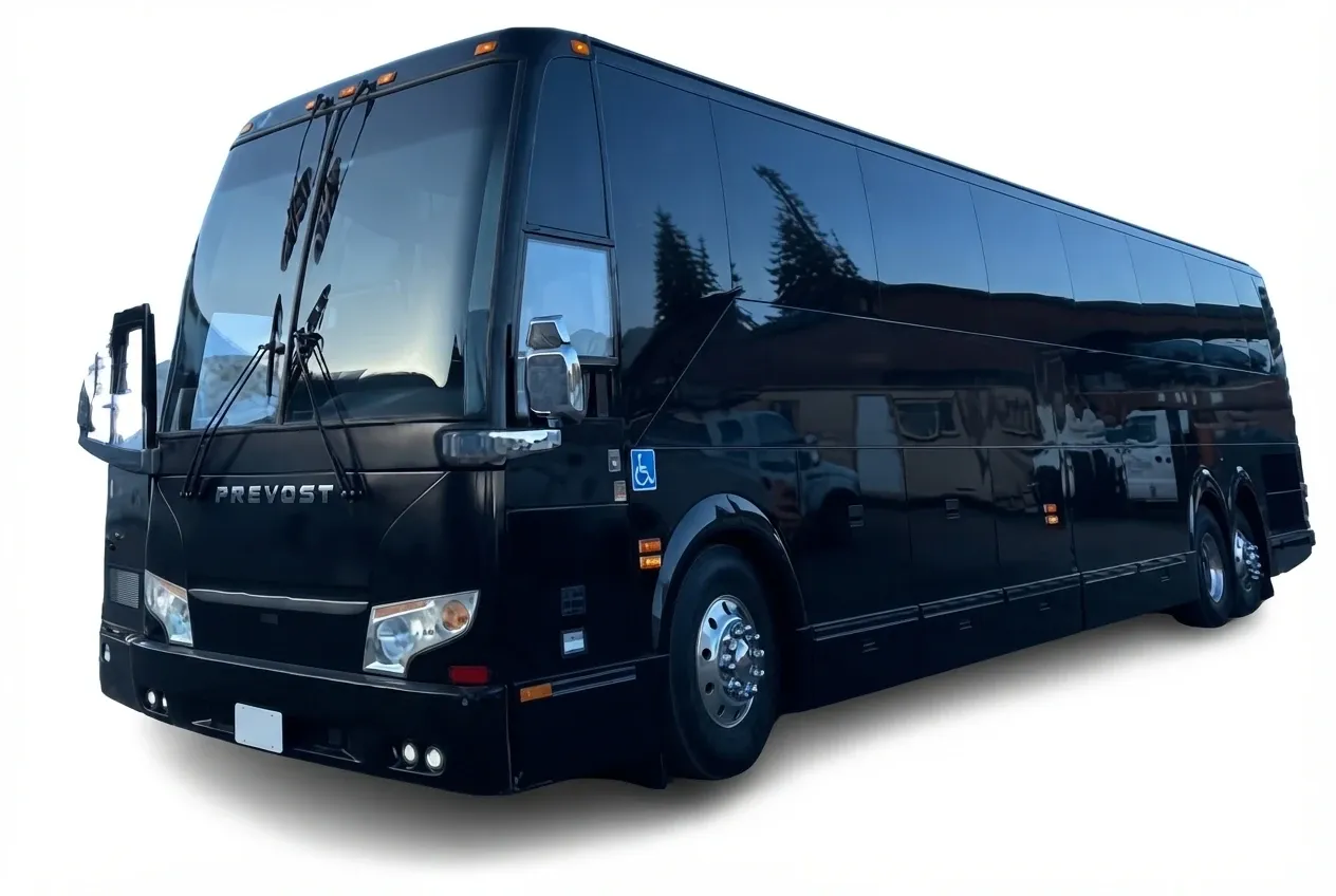 Prevost Motorcoach (black) – yours to rent Prevost Motorcoach (black) – yours to rent